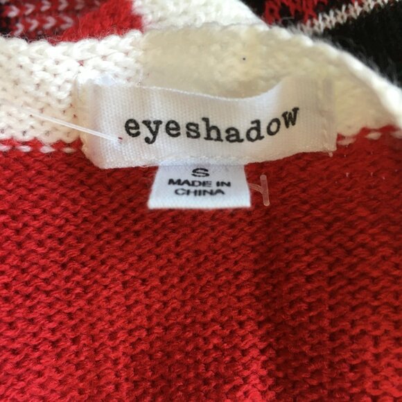 NWT EYESHADOW Christmas SCARY & BRIGHT Sequins Skull Pattern Knit Overalls - Picture 2 of 16